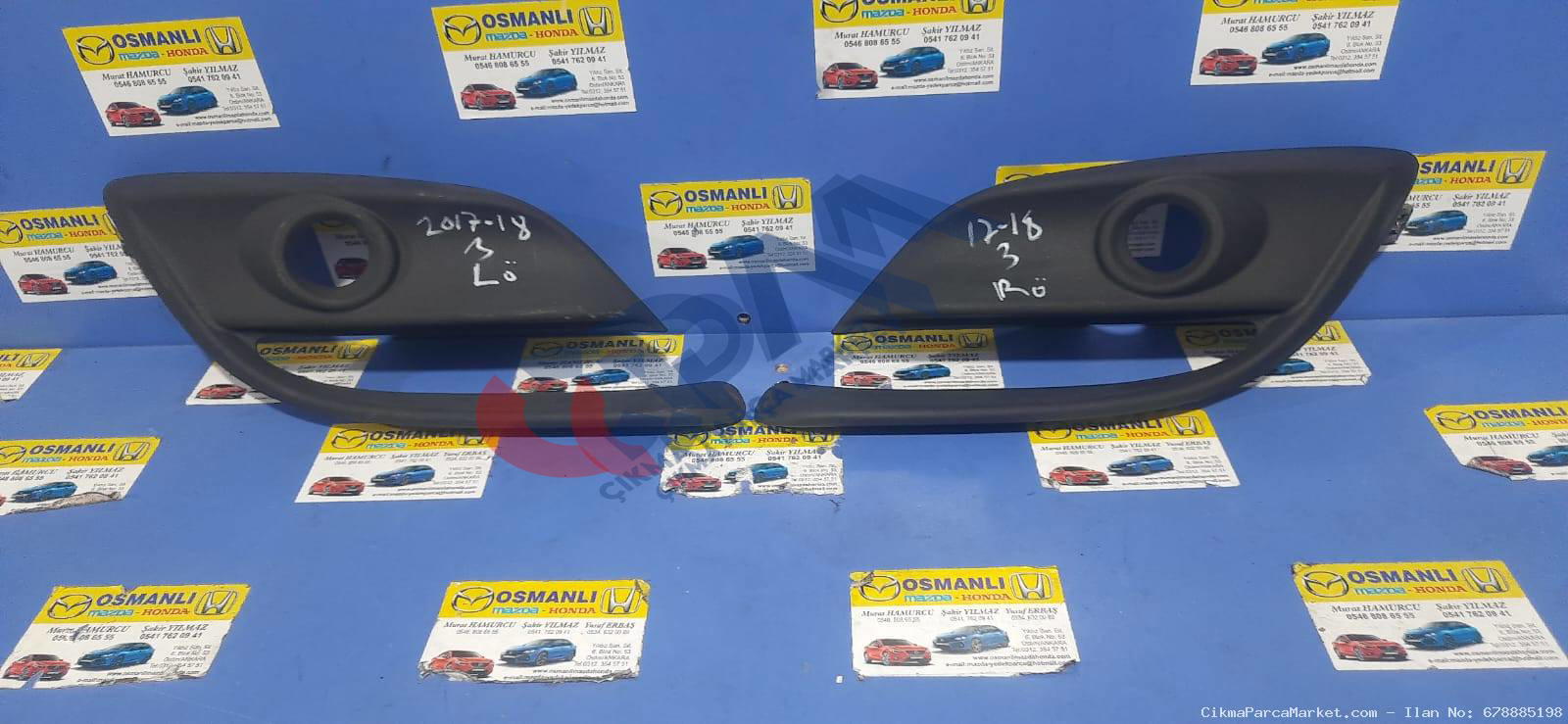 Mazda 3  Sağ  Sol Sis Çerçevesi