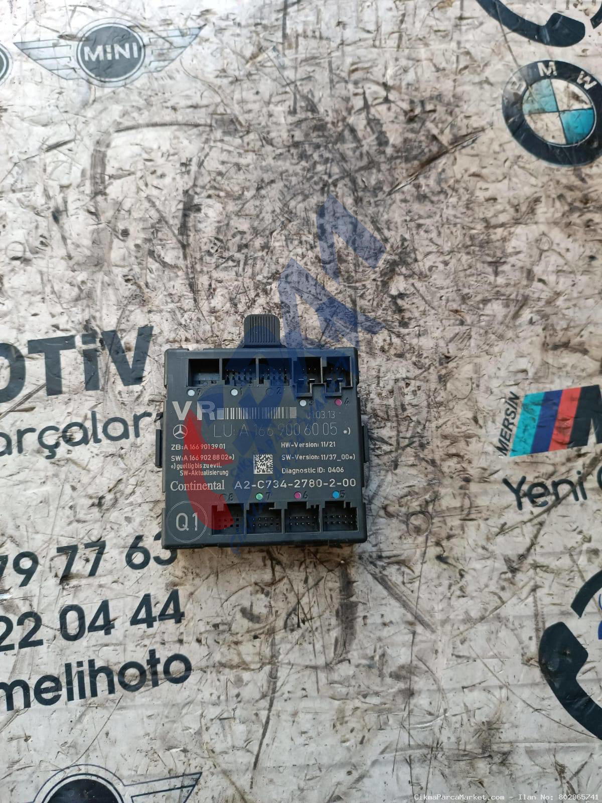 MERCEDES ÇIKMA W176 W166 SAĞ ÖN KAPI BEYNİ A1669006005