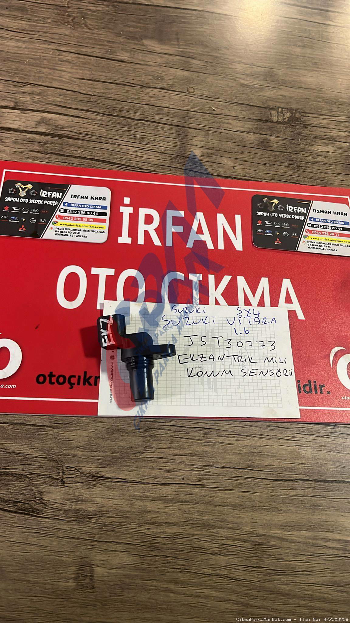 2000 2012 Suzuki Vitara 1.6  Eksantrik Sensörü J5T30773 OTO İRFAN DA