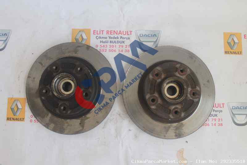 Renault Fluence Arka Disk
