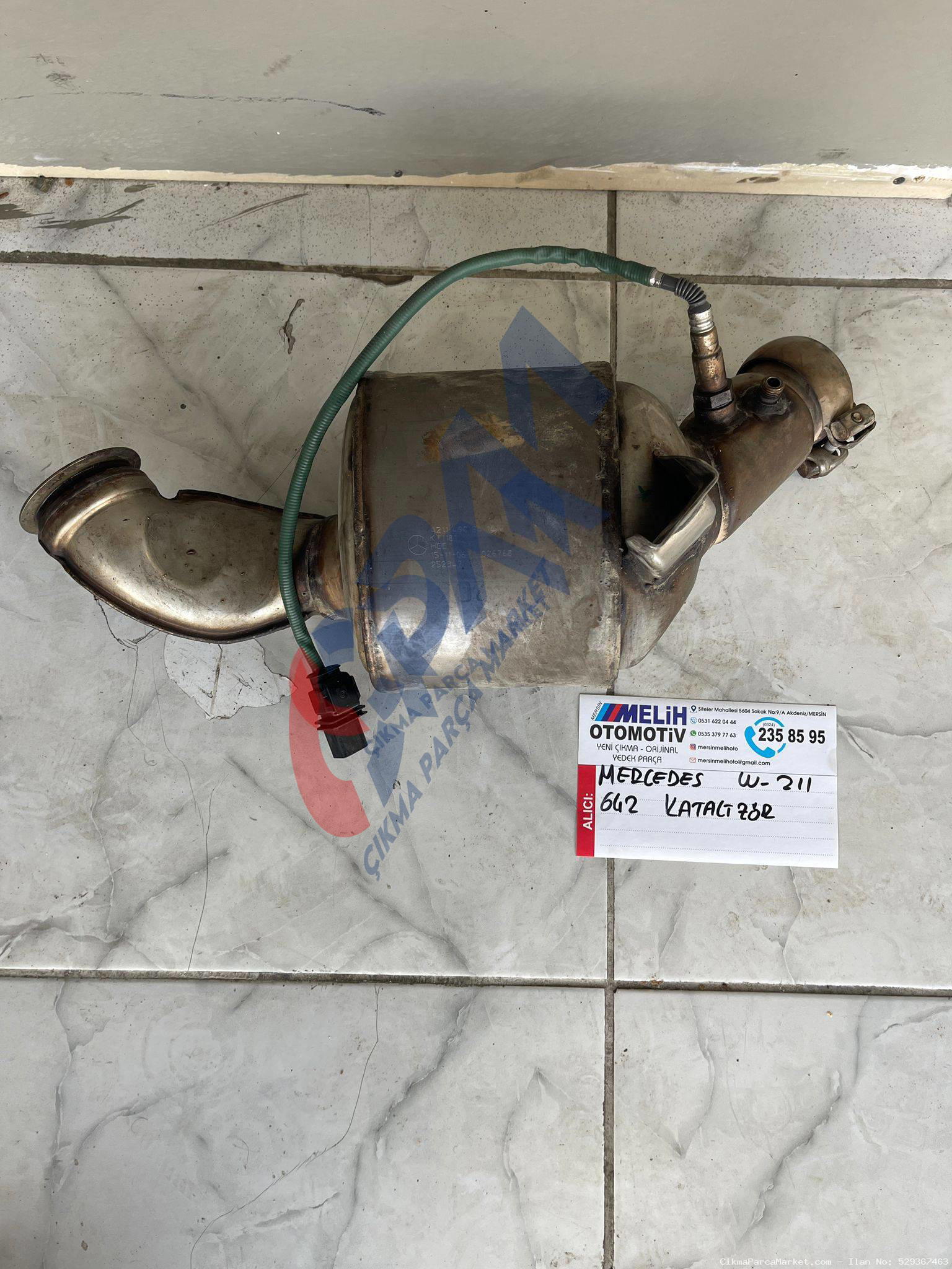 MERCEDES ÇIKMA W211 OM642 KATALİZÖR A2114908414