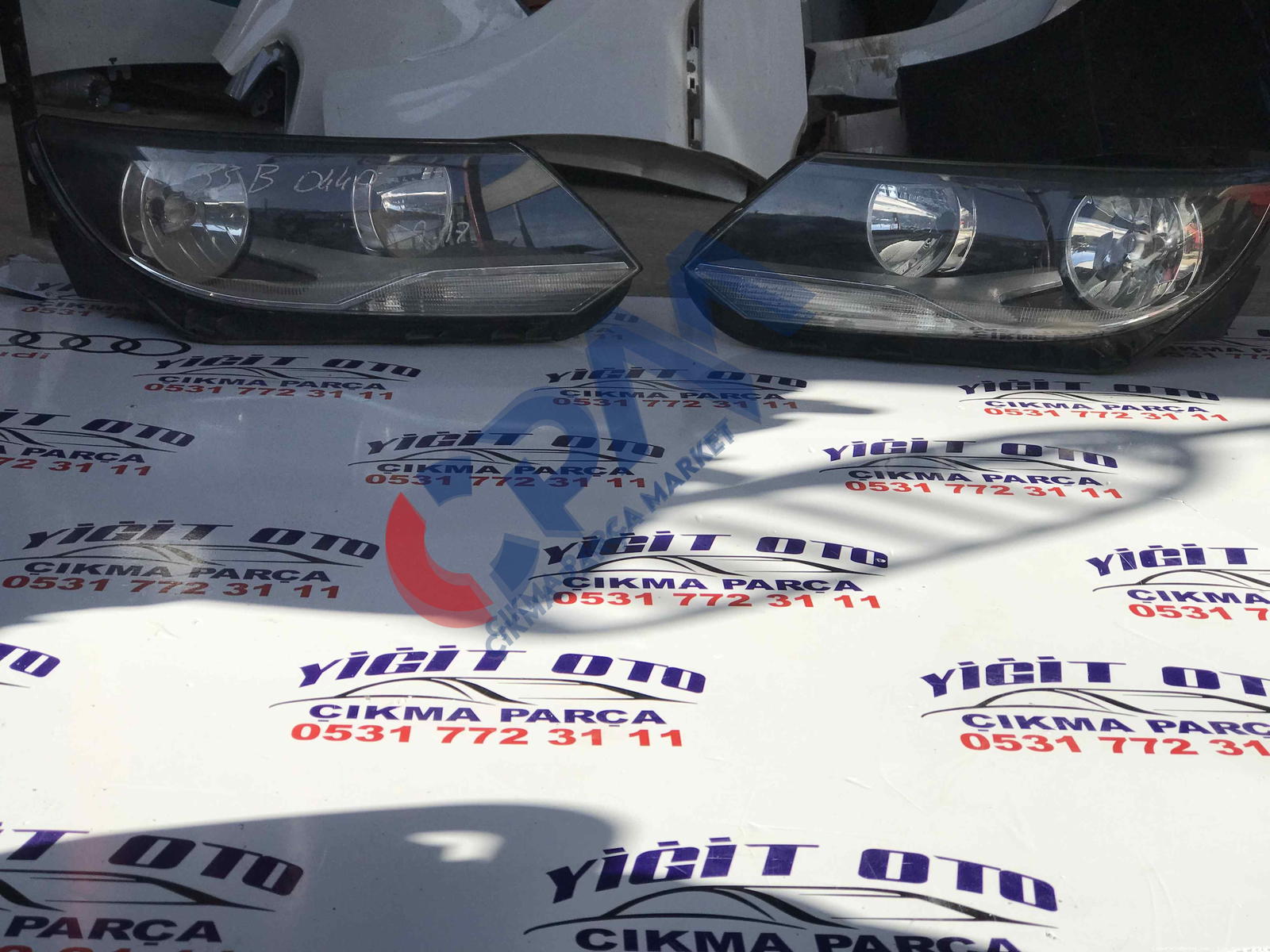 2013 2014 Volkswagen Tiguan Kulak kırık Sağ & Sol Far