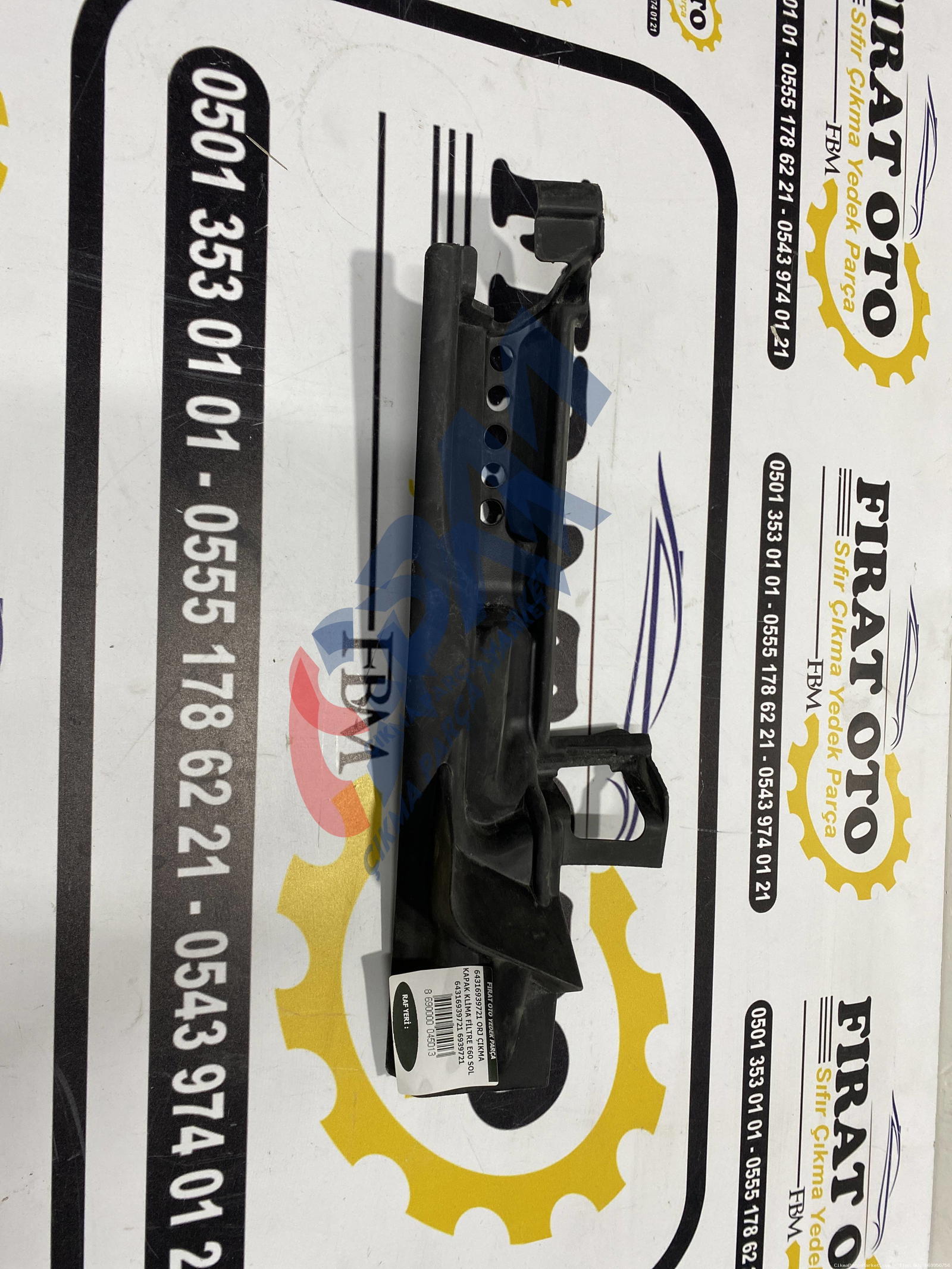 BMW 5 Serisi E60 Sol Klima Filtre Kapk 64316939721