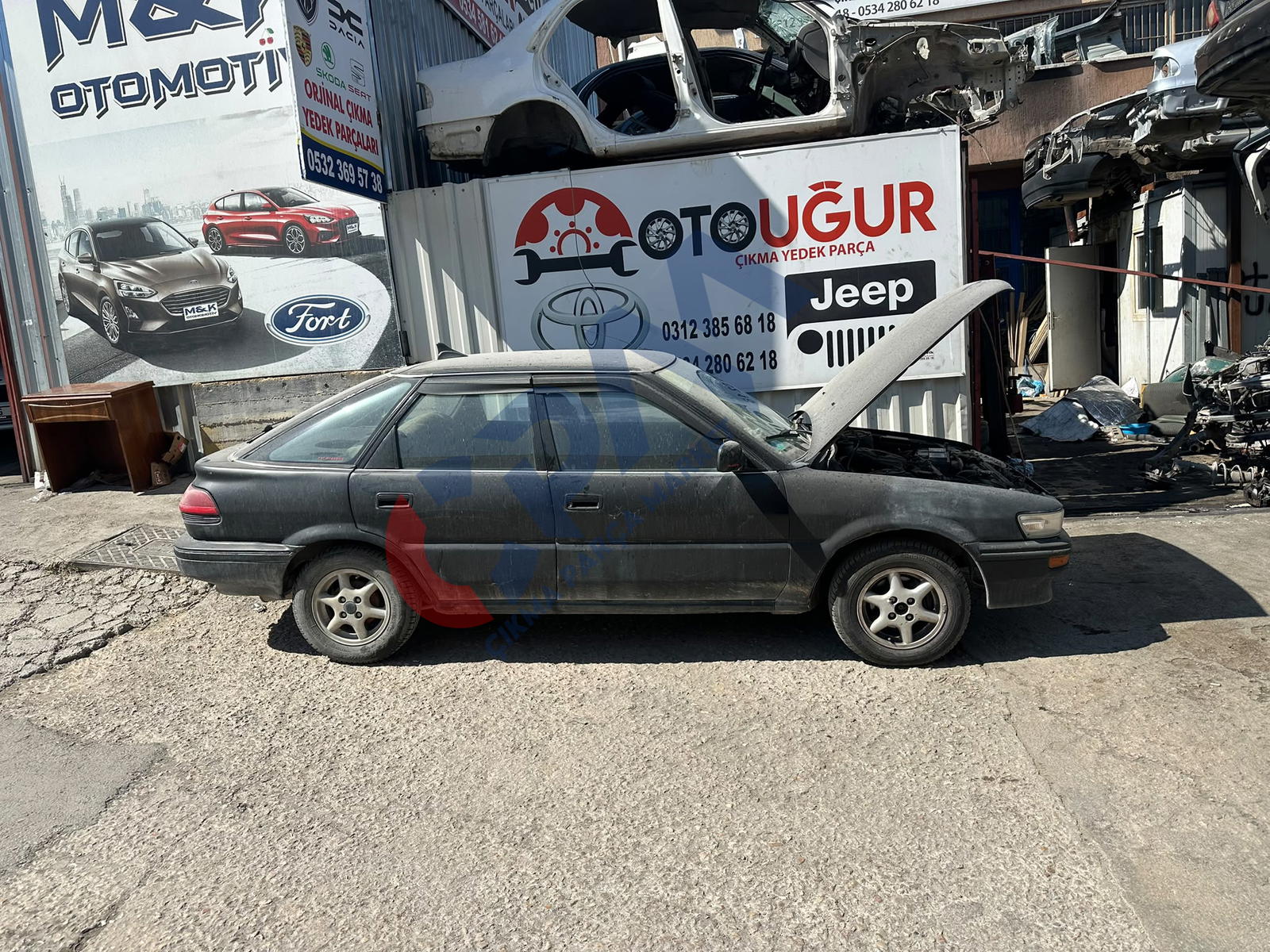1989 1992 MODEL TOYOTA COROLLA 1.6 MANUEL ÖN KAPILAR