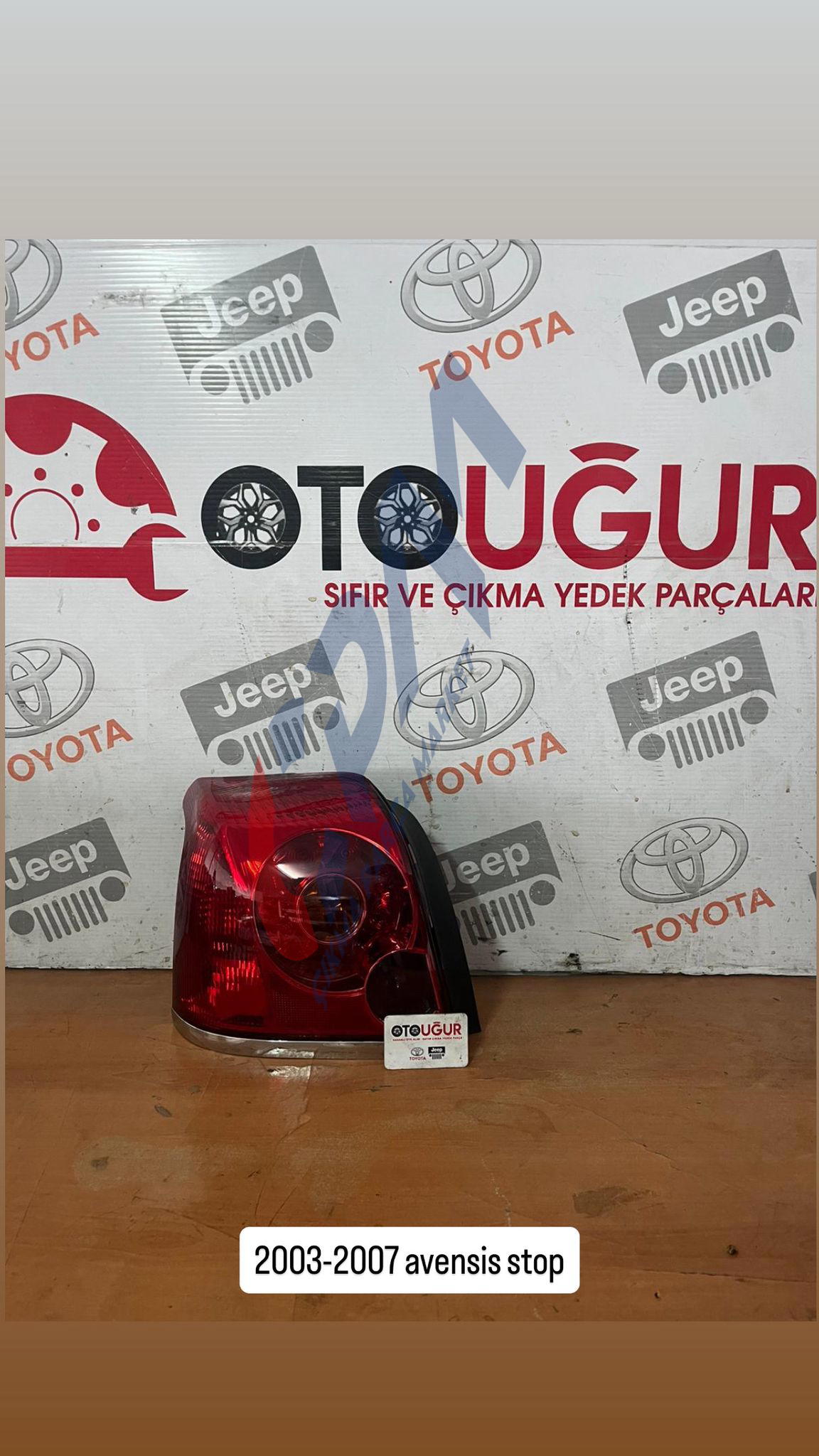 2003 2007 MODEL TOYOTA AVENSIS STOP