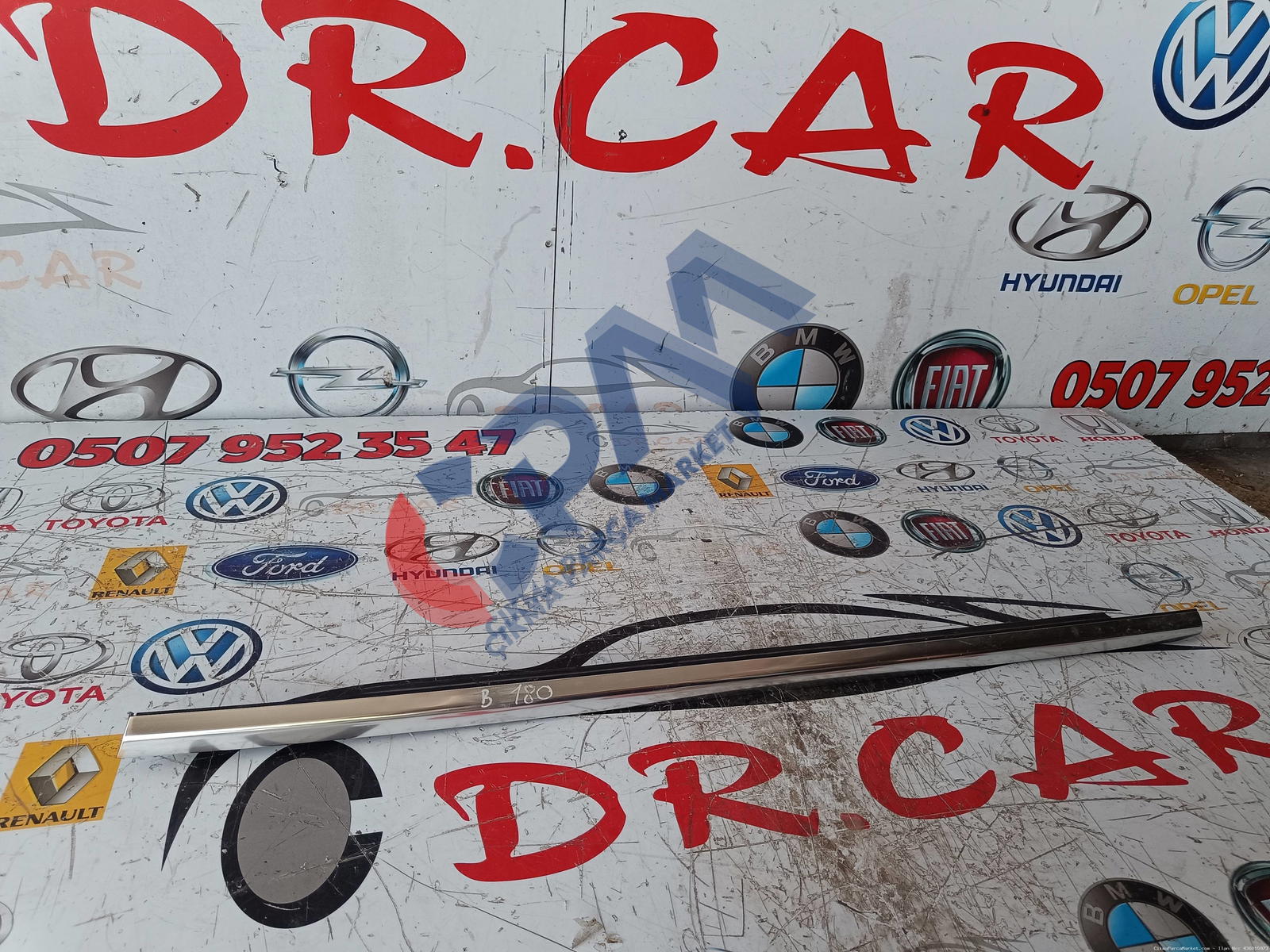 Mercedes B Serisi Sol Ön Cam Dış Sıyırıcı Fitili