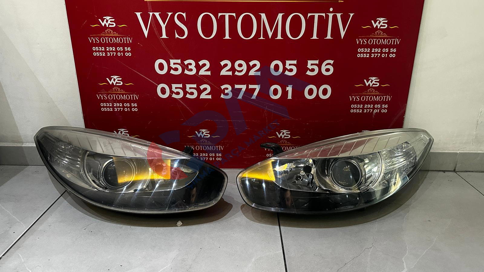 Renault Fluence Mercekli Orj Sağ Sol Takım Far