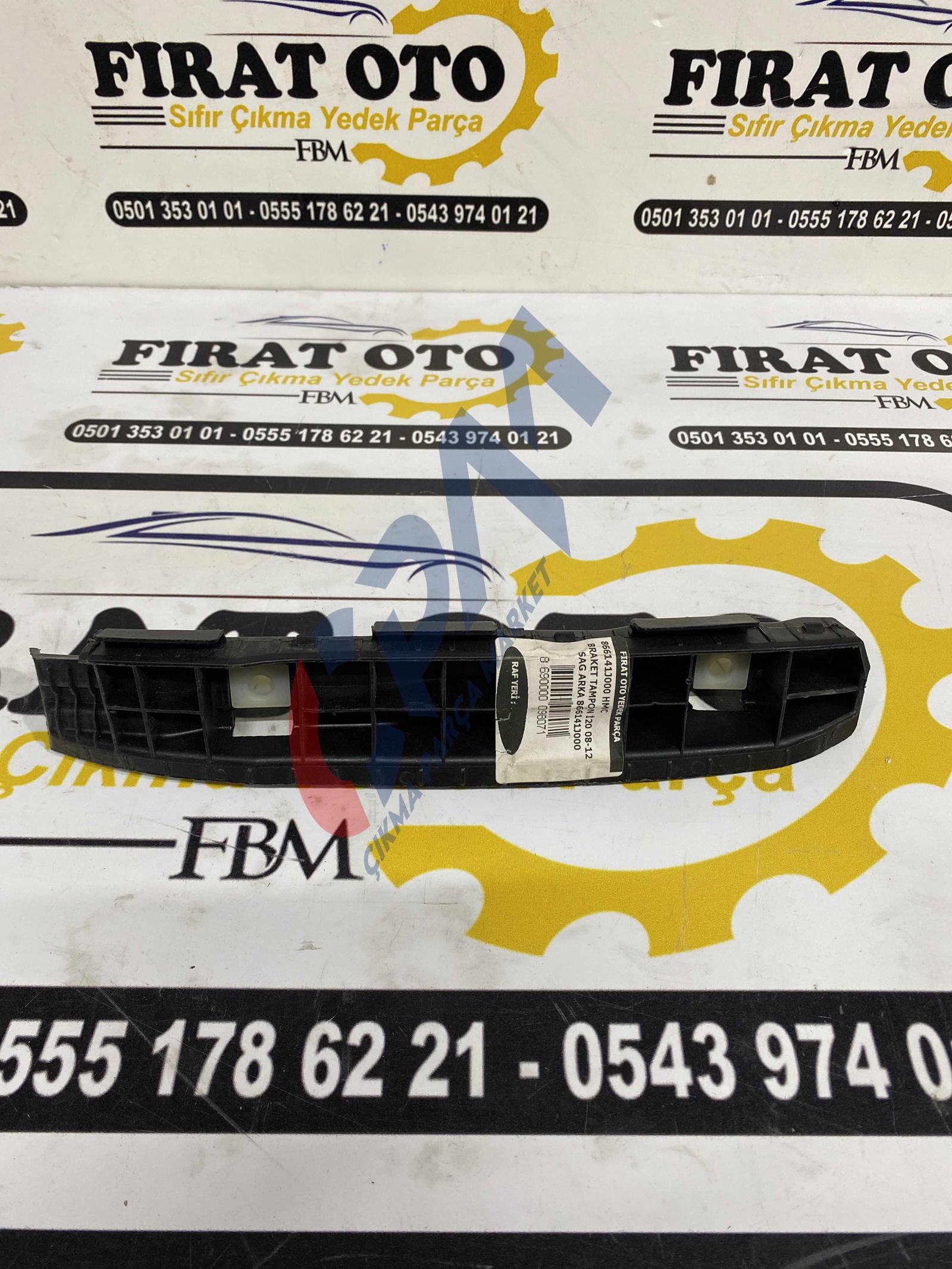 Hyundai i20 08 12 Sağ Arka Tampon Braketi 866141J000