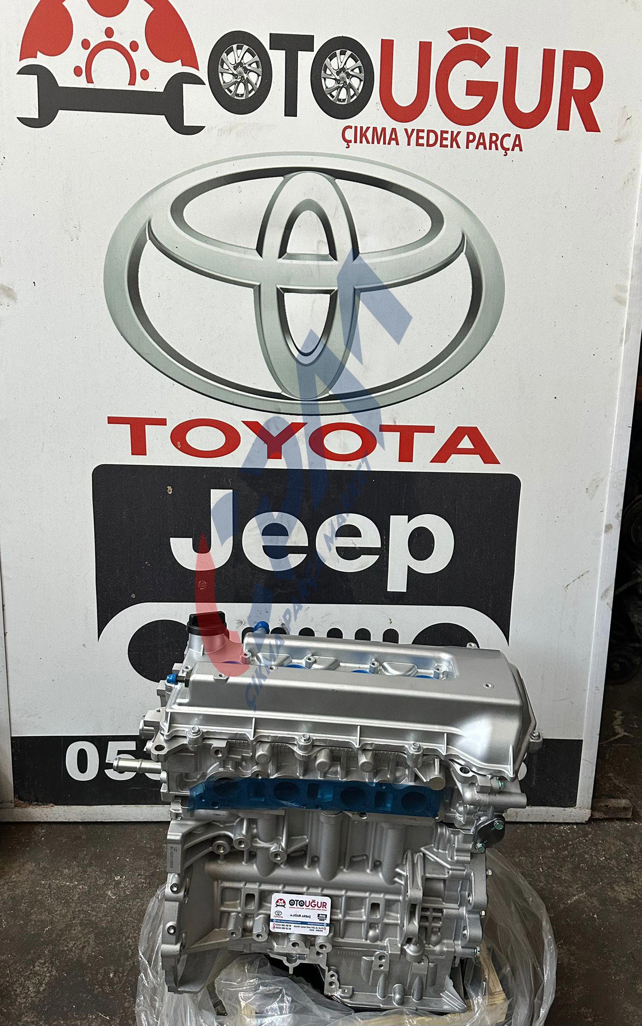2001 2007 MODEL TOYOTA COROLLA 1.6 3ZZ ORJİNAL SIFIR KOMPLE MOTOR