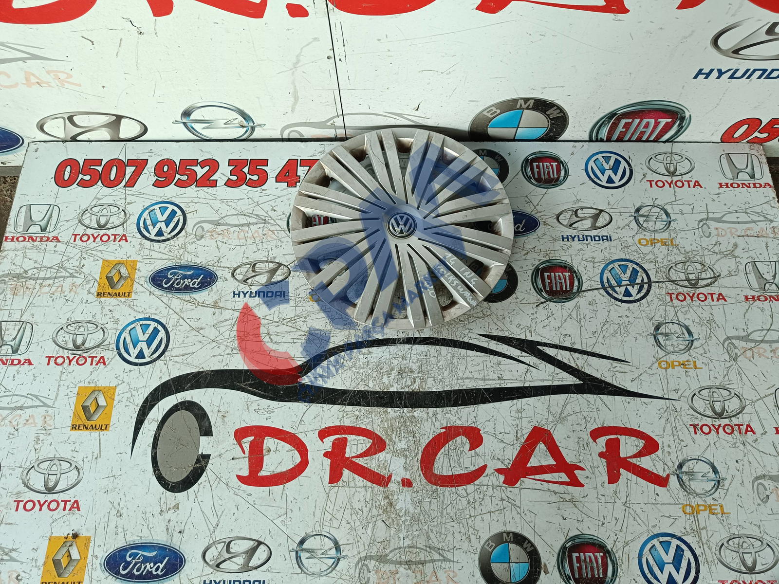 Volkswagen Polo 14 15 16 İNÇ Jant Kapağı 6C0601147A