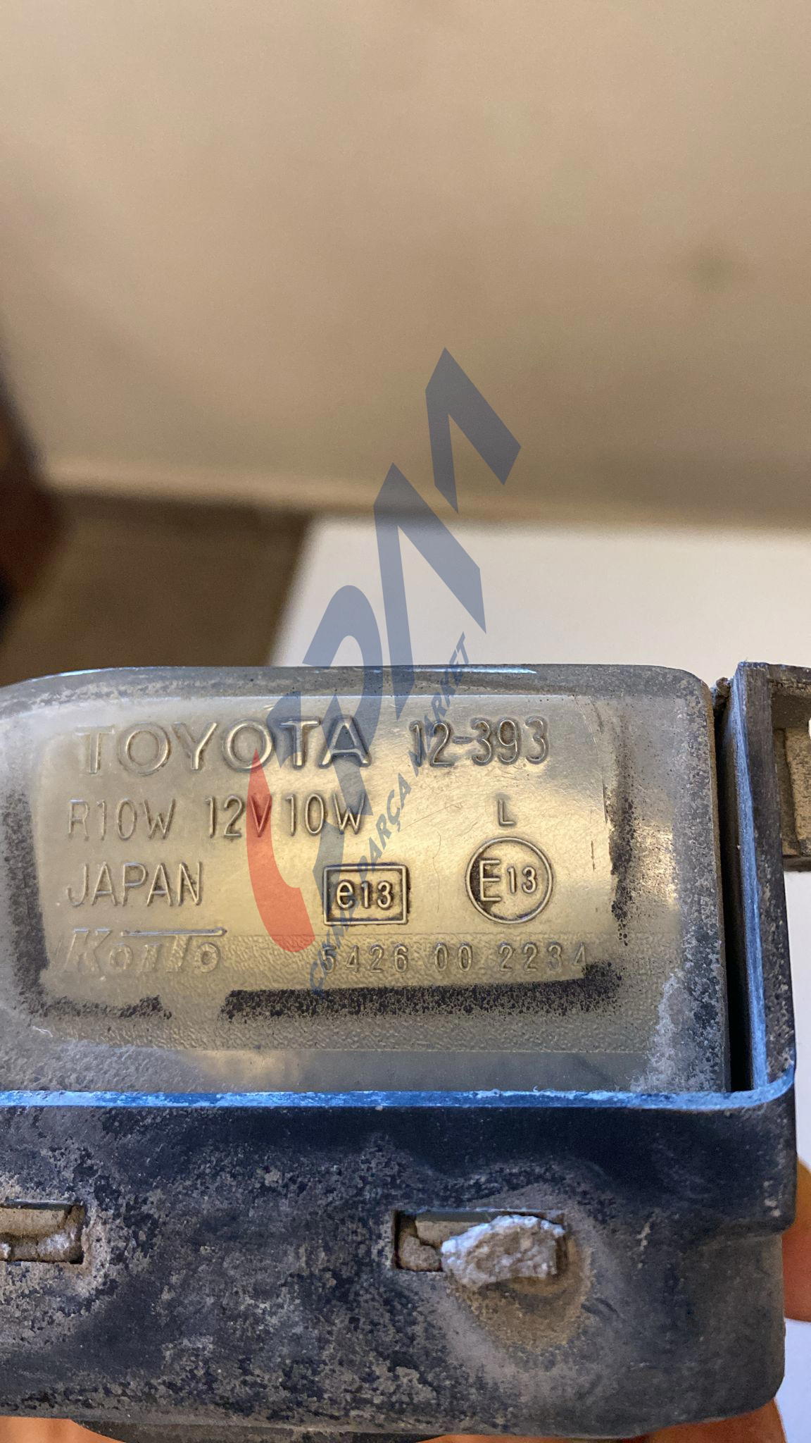 R10W12V10W toyota corolla efsana kasa plaka lambası