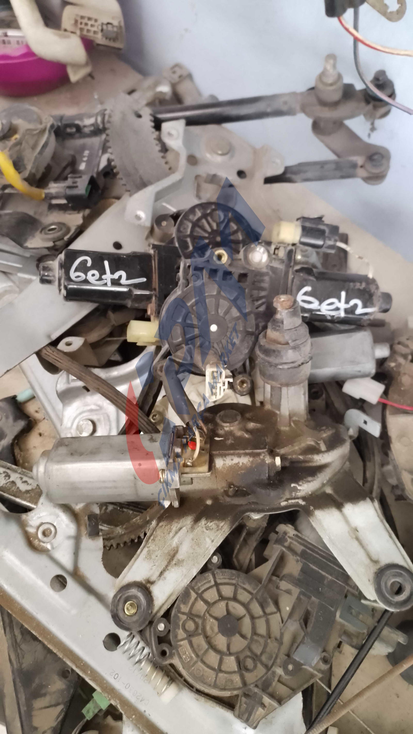 2007 Hyundai Getz Arka cam motoru  Cam Motoru