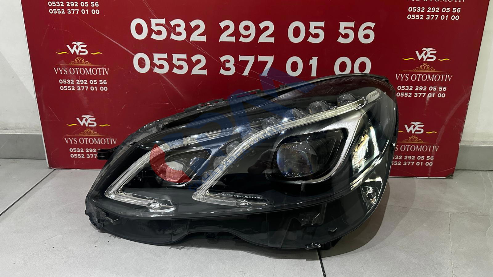 2013 2015 Mercedes E Serisi W212 MAKYAJLI Sol Ön Far A2128202339