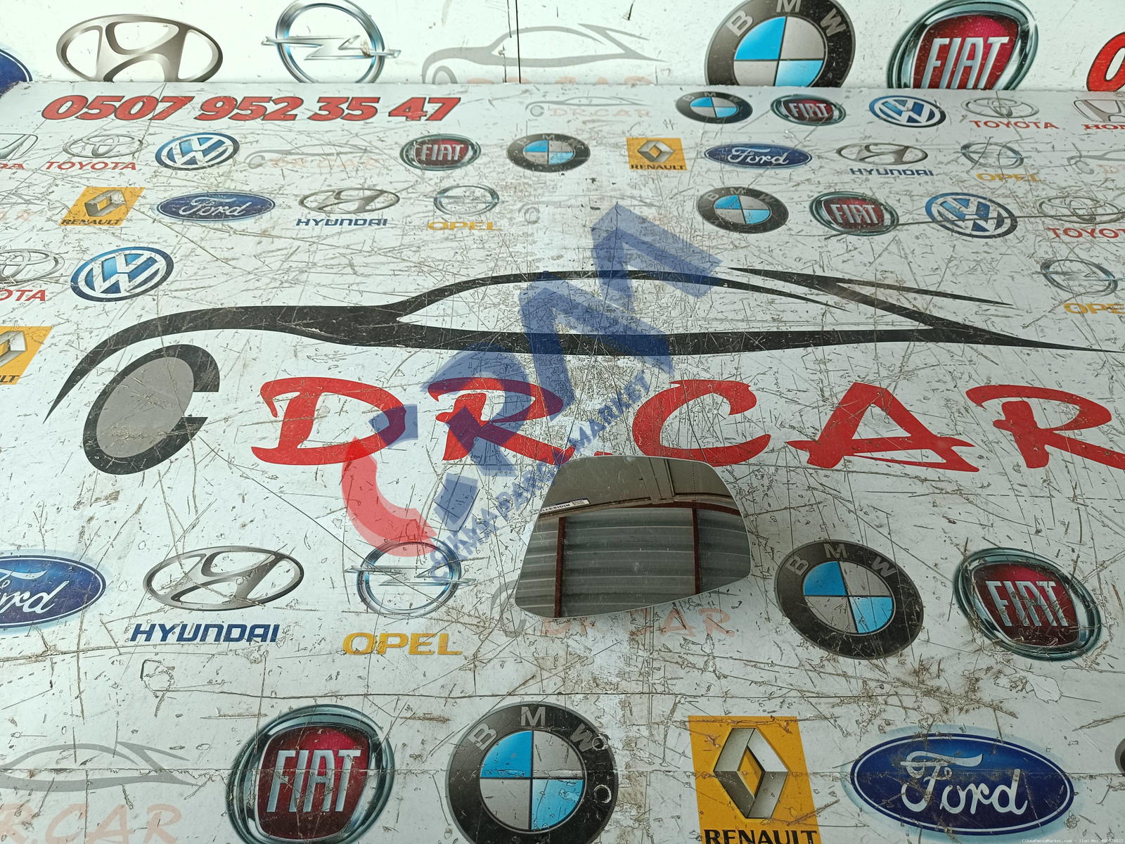 Volkswagen T Roc Sol Dikiz Aynası Camı 2GA857521