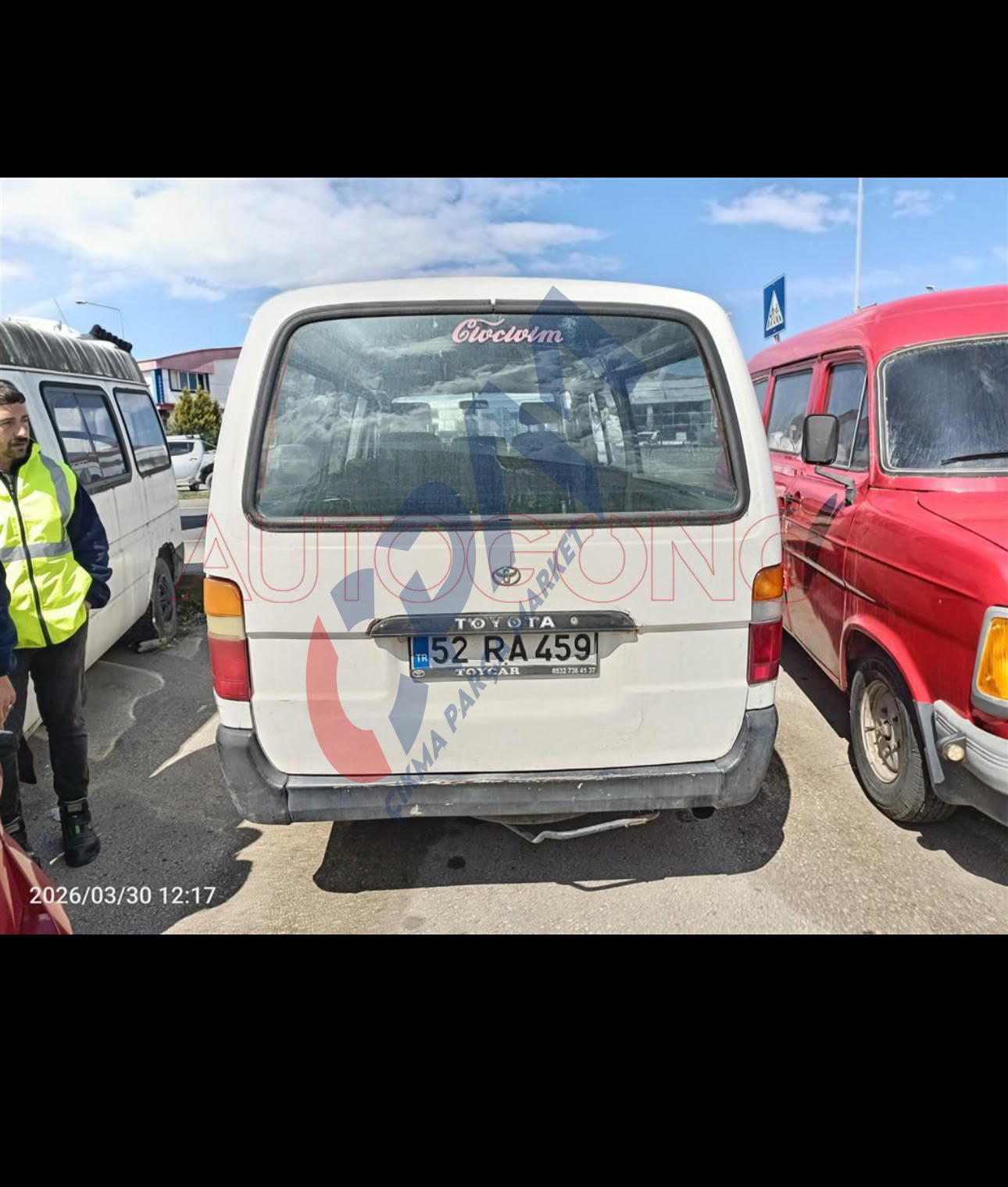 1996 MODEL TOYOTA Hİ ACE 2.4 MOTOR DİZEL BAGAJ KAPAĞI
