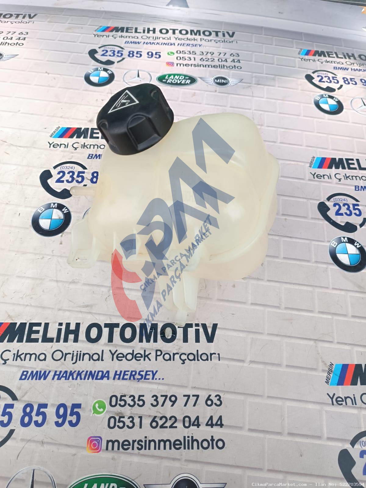 MİNİ COOPER ÇIKMA R56 R60 YEDEK SU BİDONU 17137823626 7823626