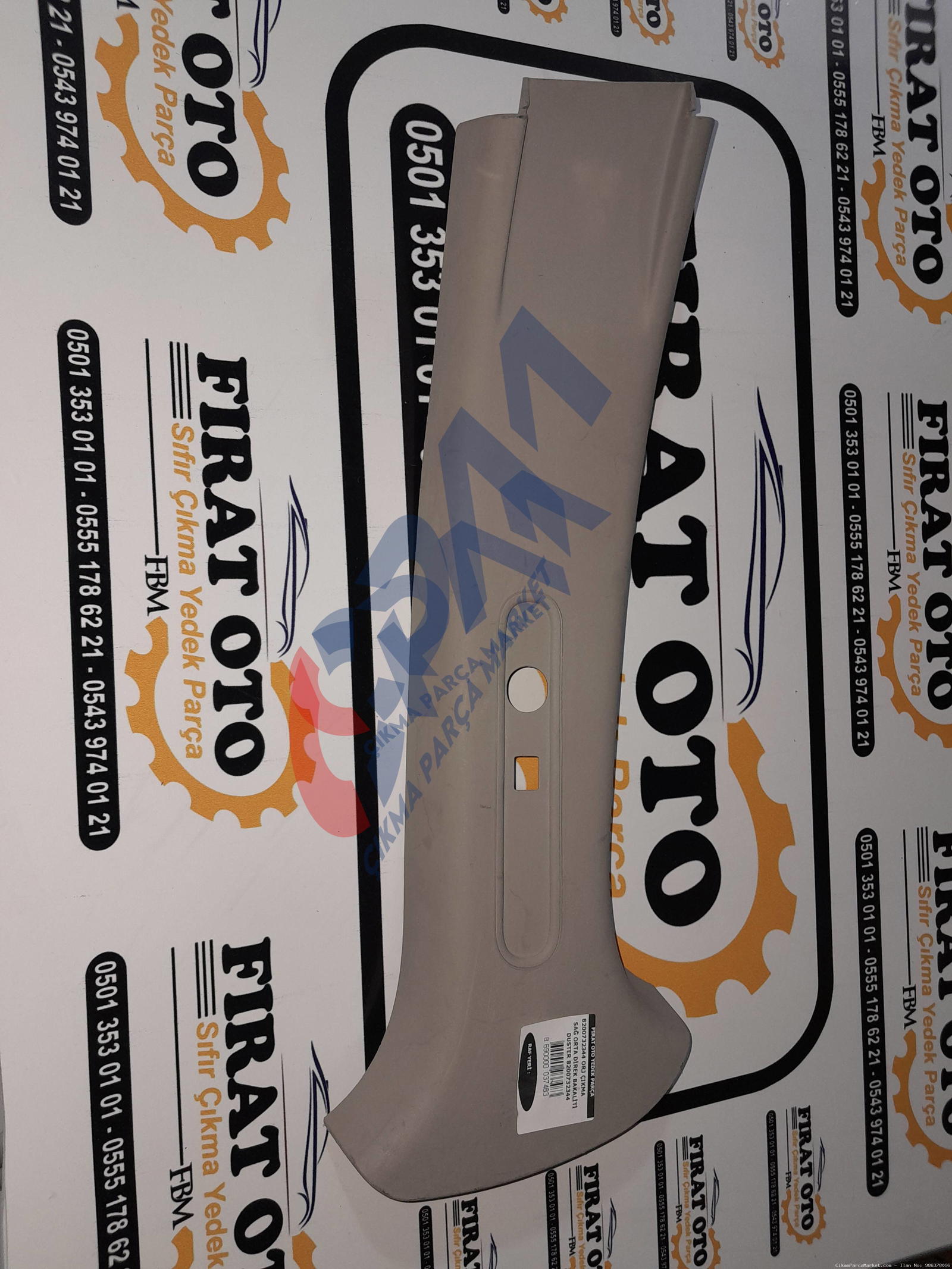 Dacia Duster Sağ Orta Direk Bakaliti 8200732344