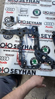 Volkswagen Passat b8.5 b8 sağ arka tampon braketi(kırığı var)