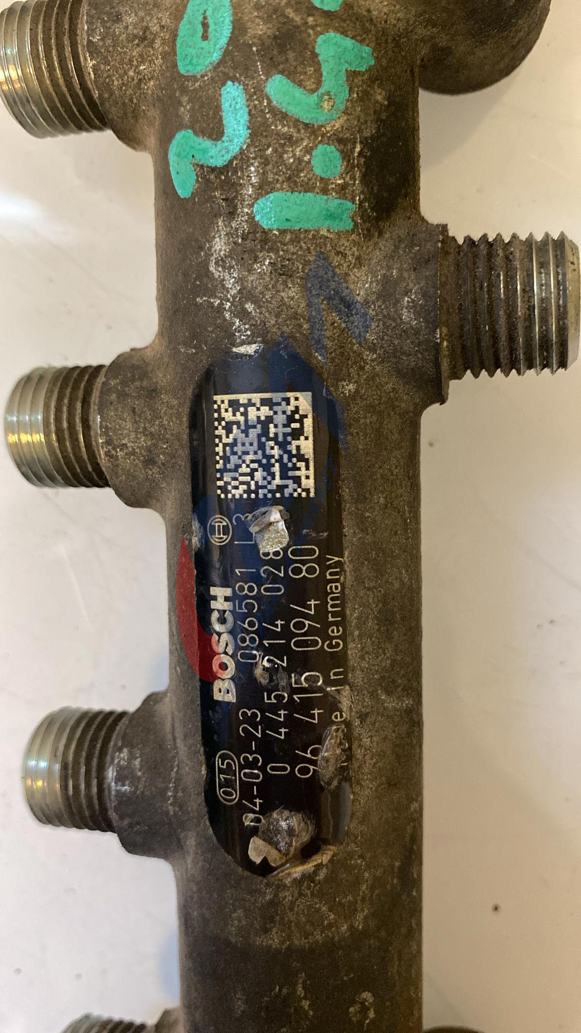 0445214028 9641509480 Peugeot 206 1.4 hdi enjektör rail borusu
