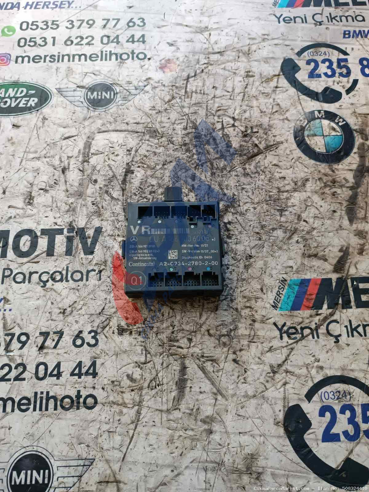 MERCEDES ÇIKMA W176 W166 SAĞ ÖN KAPI BEYNİ A1669006005