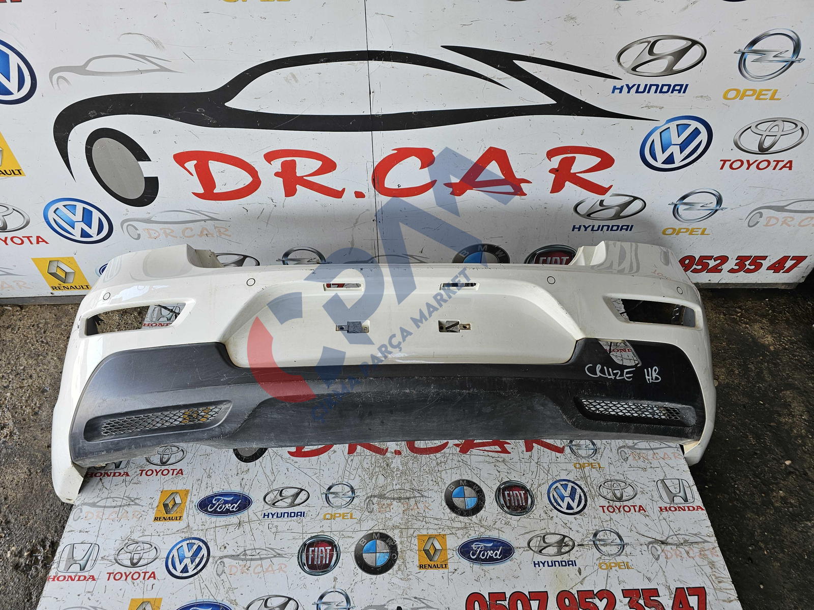 Chevrolet Cruze HB Arka Tampon 95962159