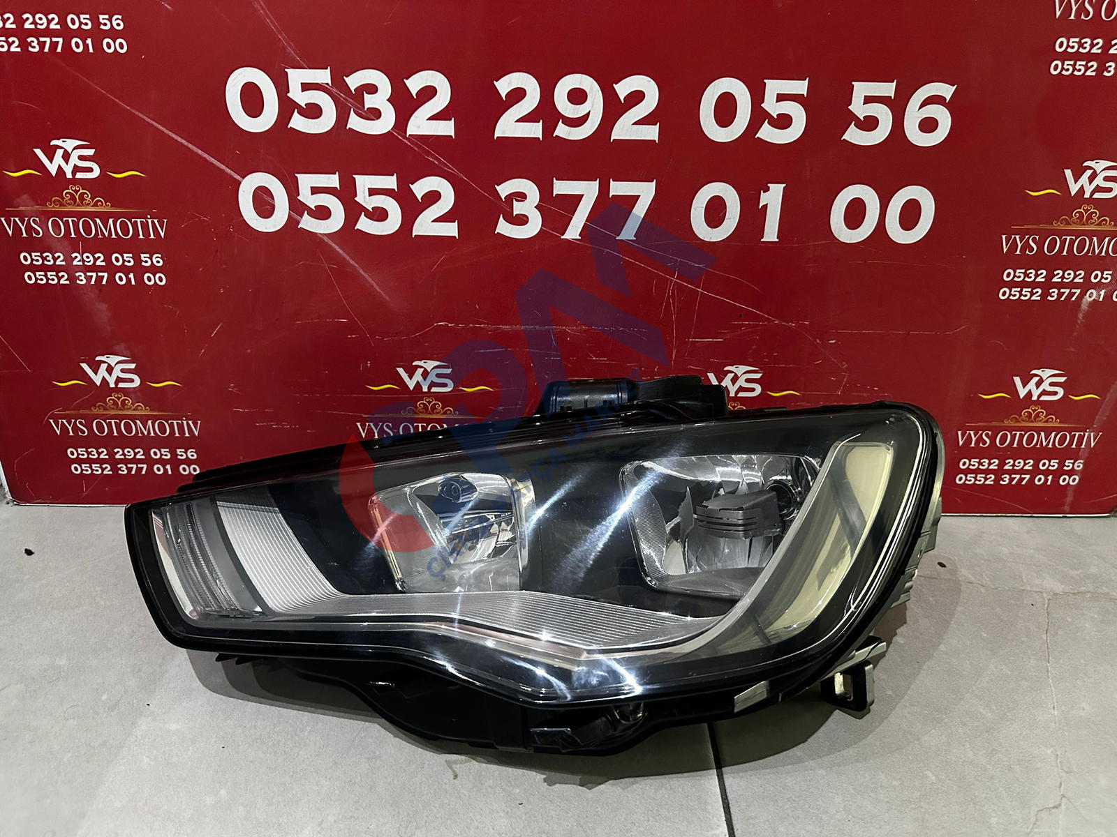 2013 2016 Audi A3 Halojen Sol Ön Far 8v0941003