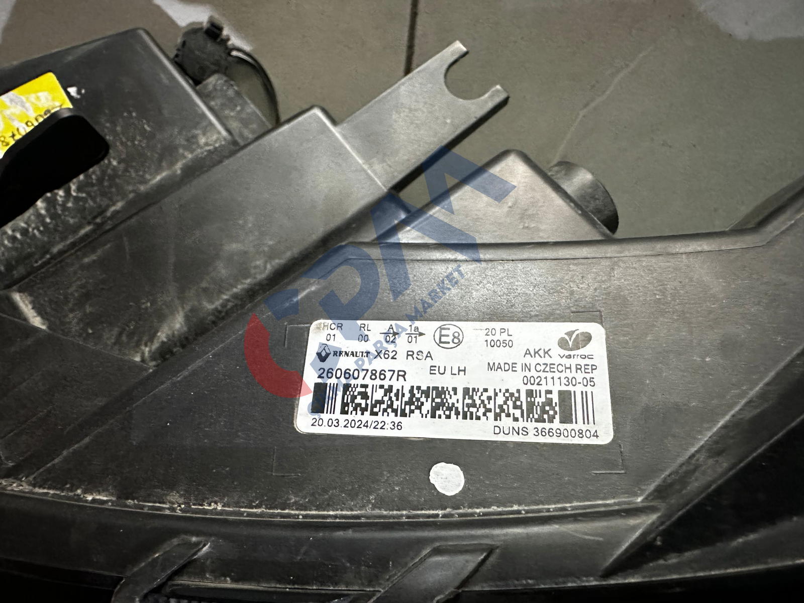 2020 2024 Renault Master 4 Led Sol Ön Far 260607867R