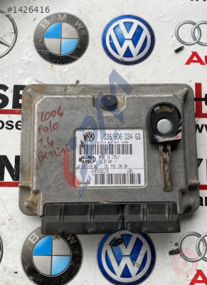 036906034GQ volkswagen polo 2004 1.4 benzinli bky motor beyni