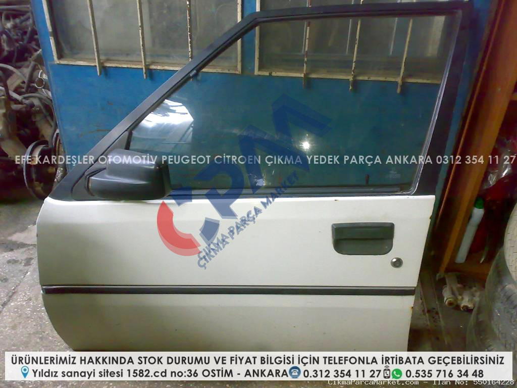 citroen bx çıkma sol ön dolu kapı