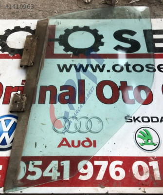 bmw 5.20 E34 sağ ön kapı cam