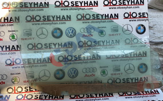 volkswagen caddy 2001 sağ ön kapı cam