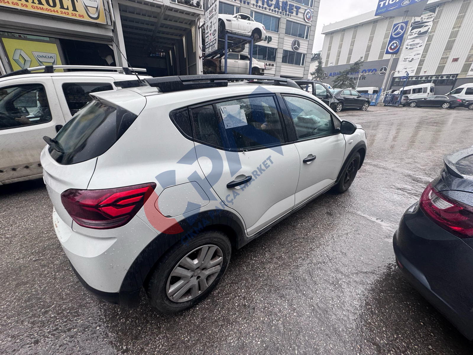 Dacia Sandero Stepway Çıkma Kesme Sağ Sol Marşpiyel