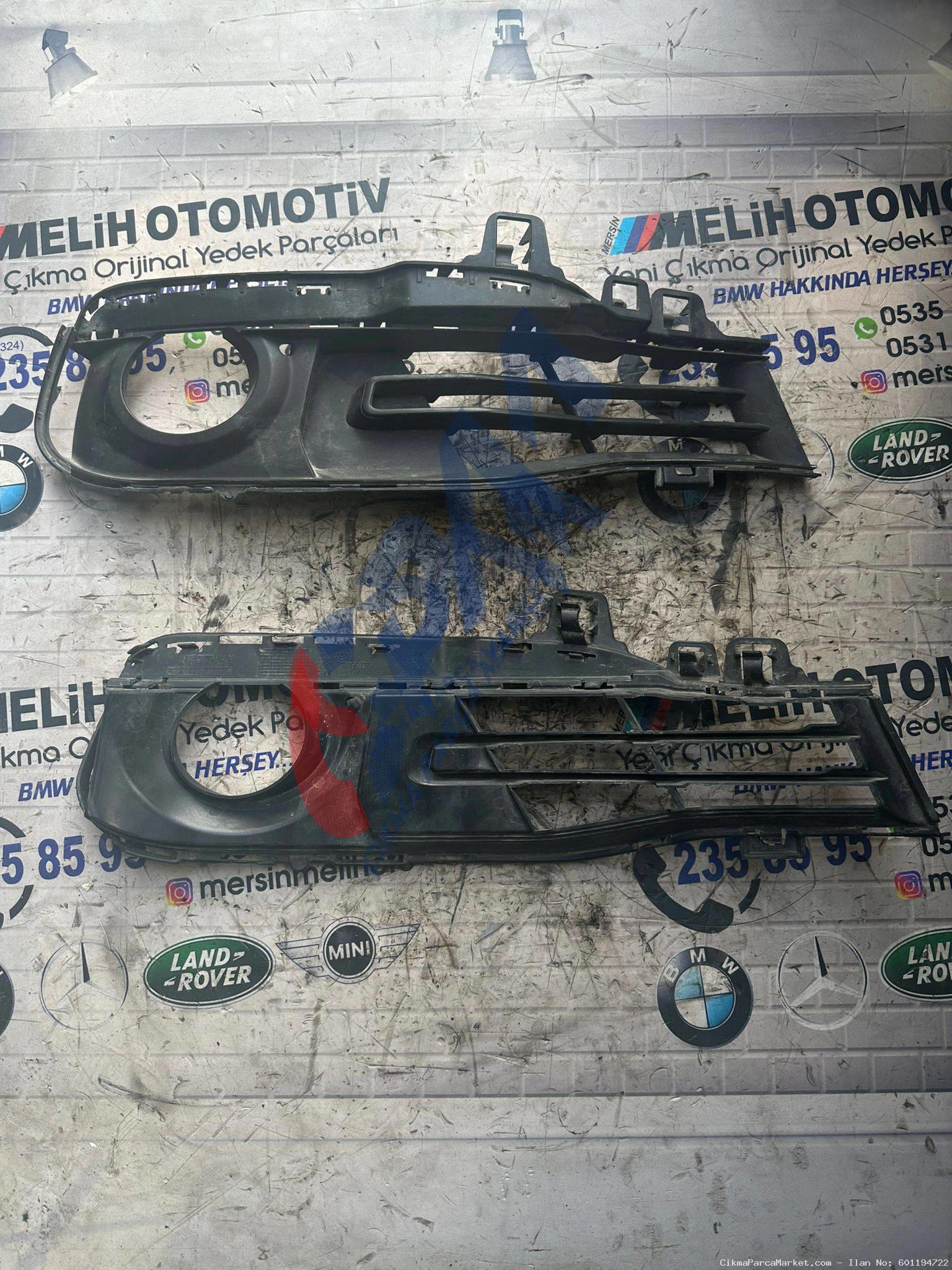 BMW ÇIKMA F30 SAĞ SOL SİS FAR ÇERÇEVESİ 7396878 7396877