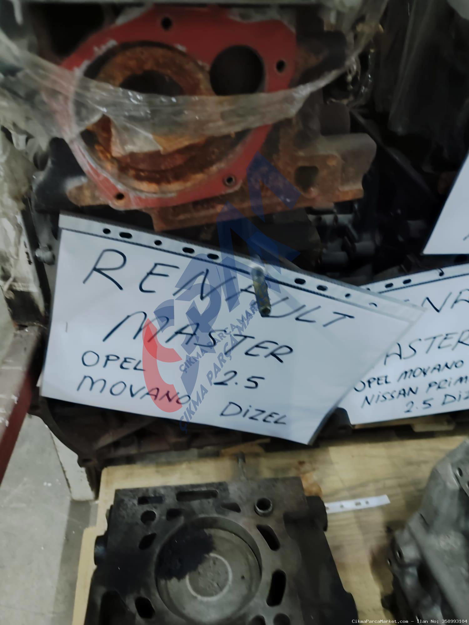 Renault Master 2.5 TDİ Komple Motor