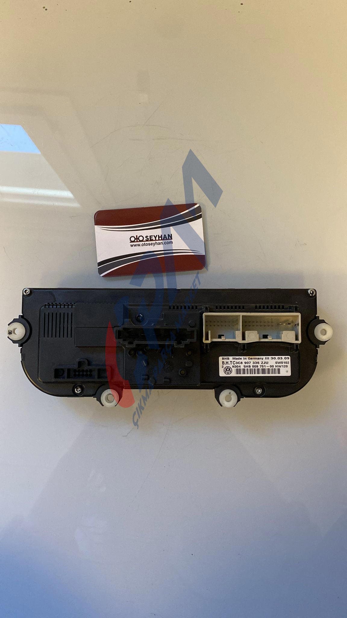 3C8907336ZJU golf 6 klima kontrol paneli