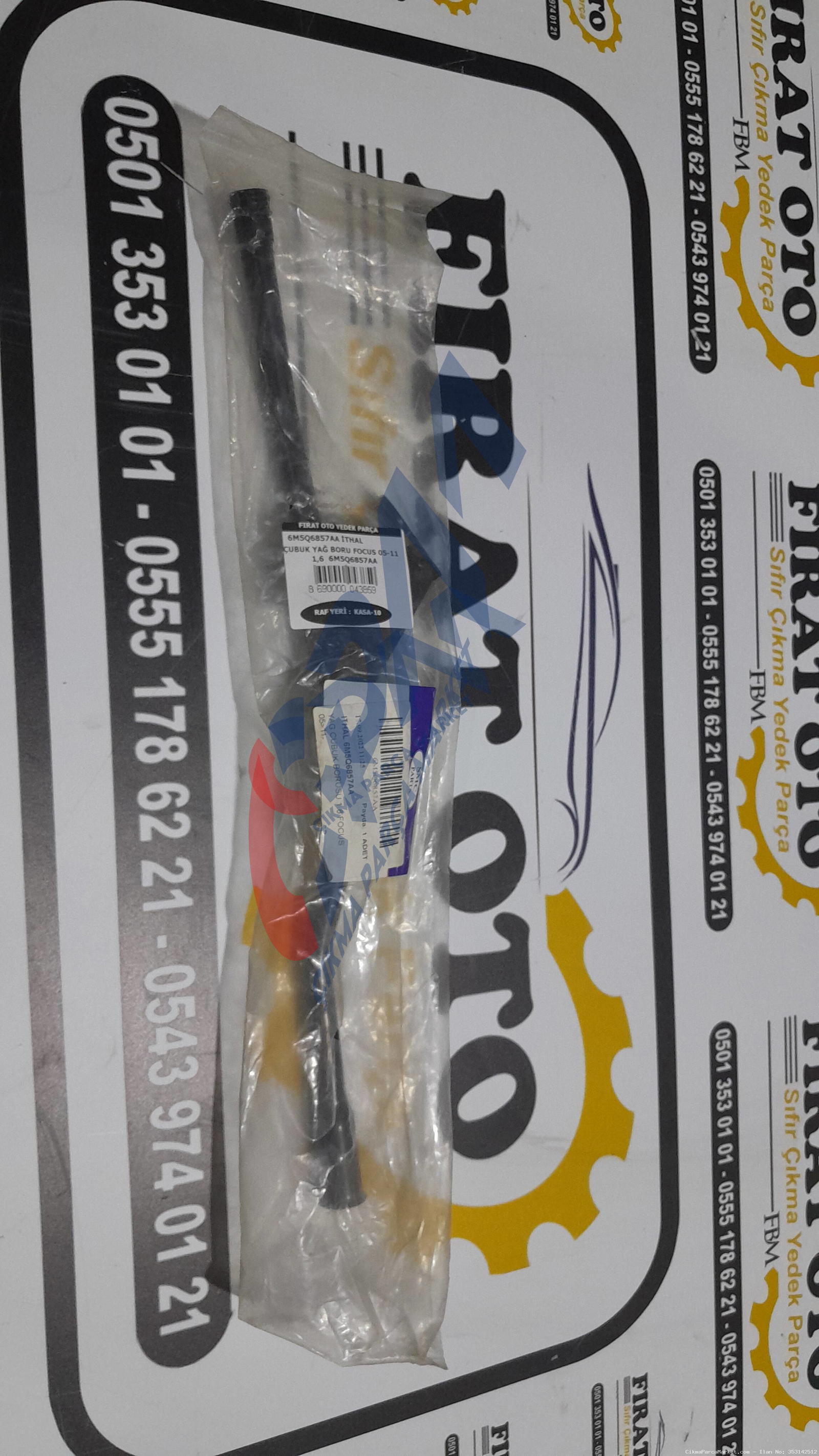Ford Focus Yağ Çubuğu Borusu 6M5Q6857AA