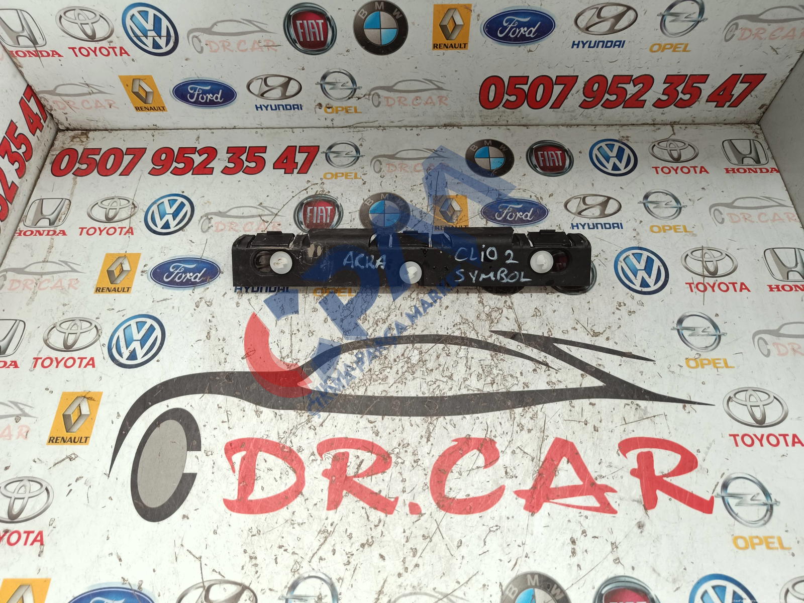 Renault Clio 2 Symbol Arka Tampon Braketi 7700433146