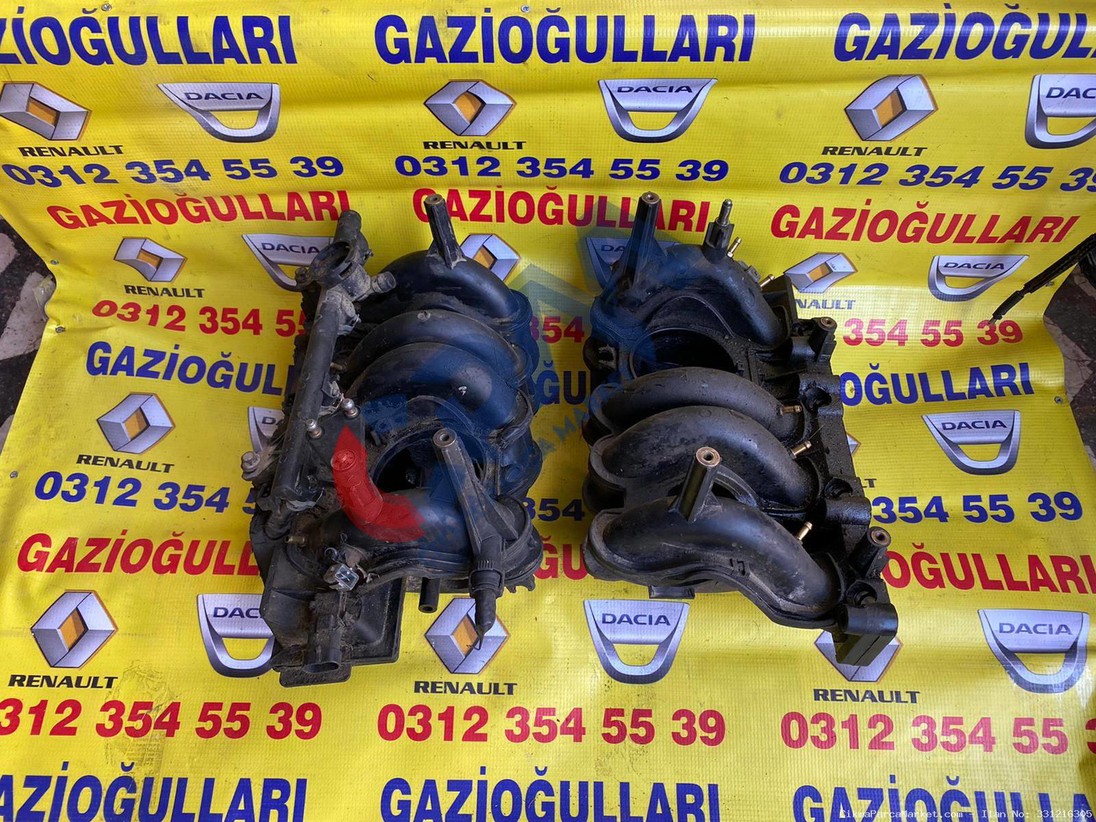 2000 2010 Renault Clio Çıkma 1.4 8v Emme Manifoldu