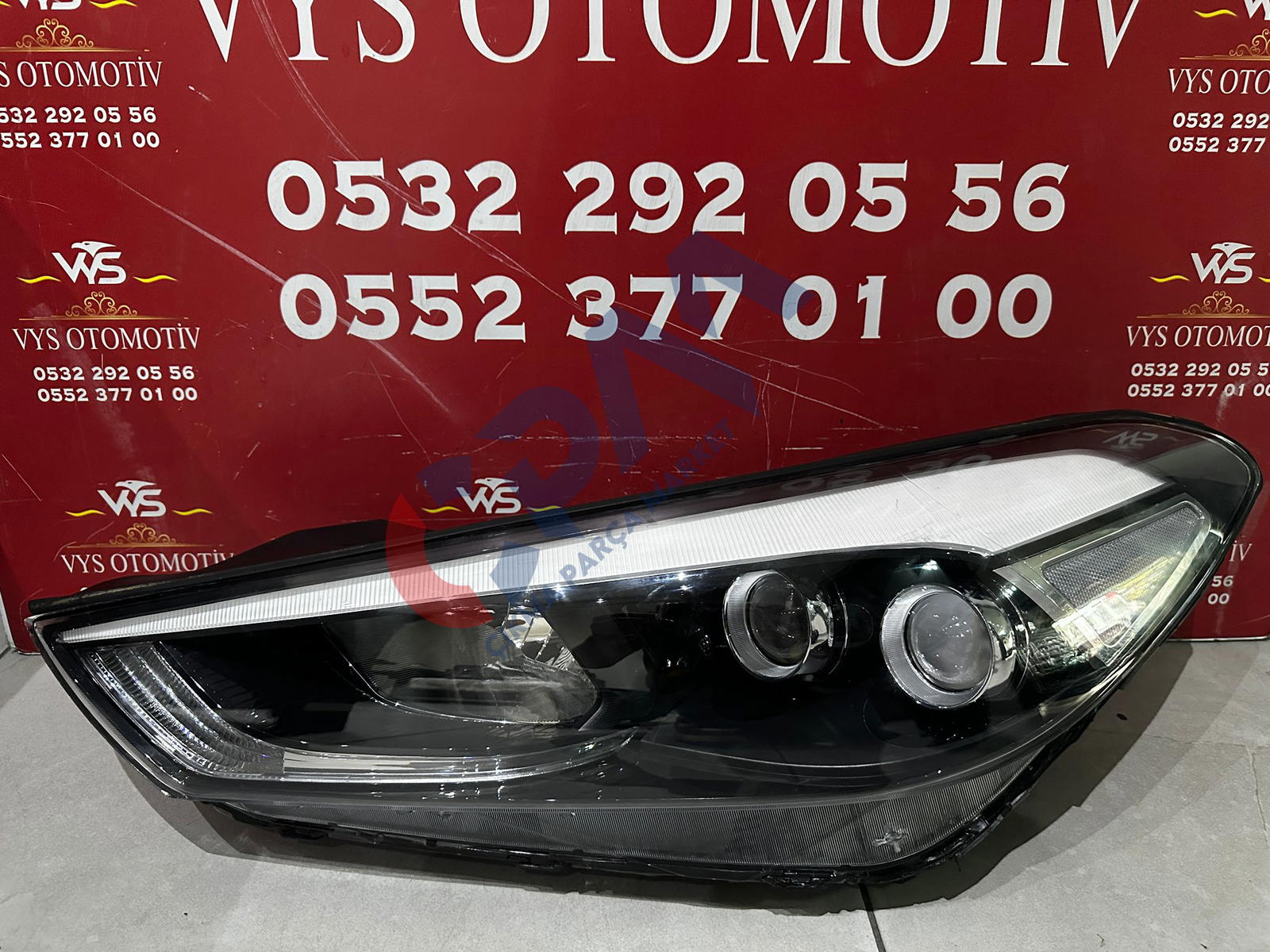 2016 2020 Hyundai Tucson Çift Mercek Sol Ön Far 92101 D7200