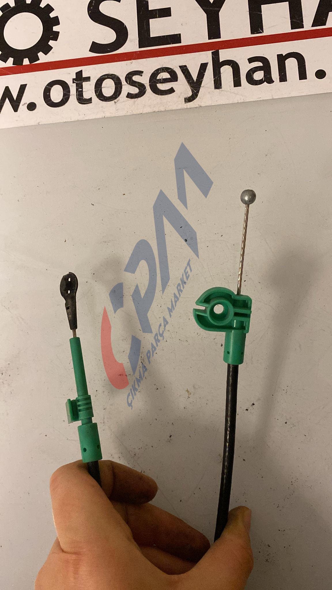 Passat b8.5 kalorifer hava yönlendirme halatı yeşil