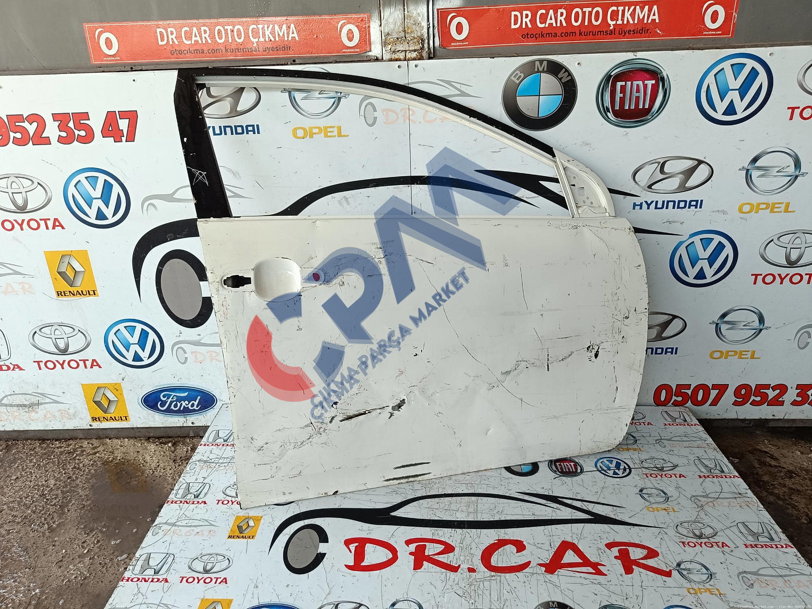 2007 2012 Toyota Corolla Yarasa Kasa Sağ Ön Kapı