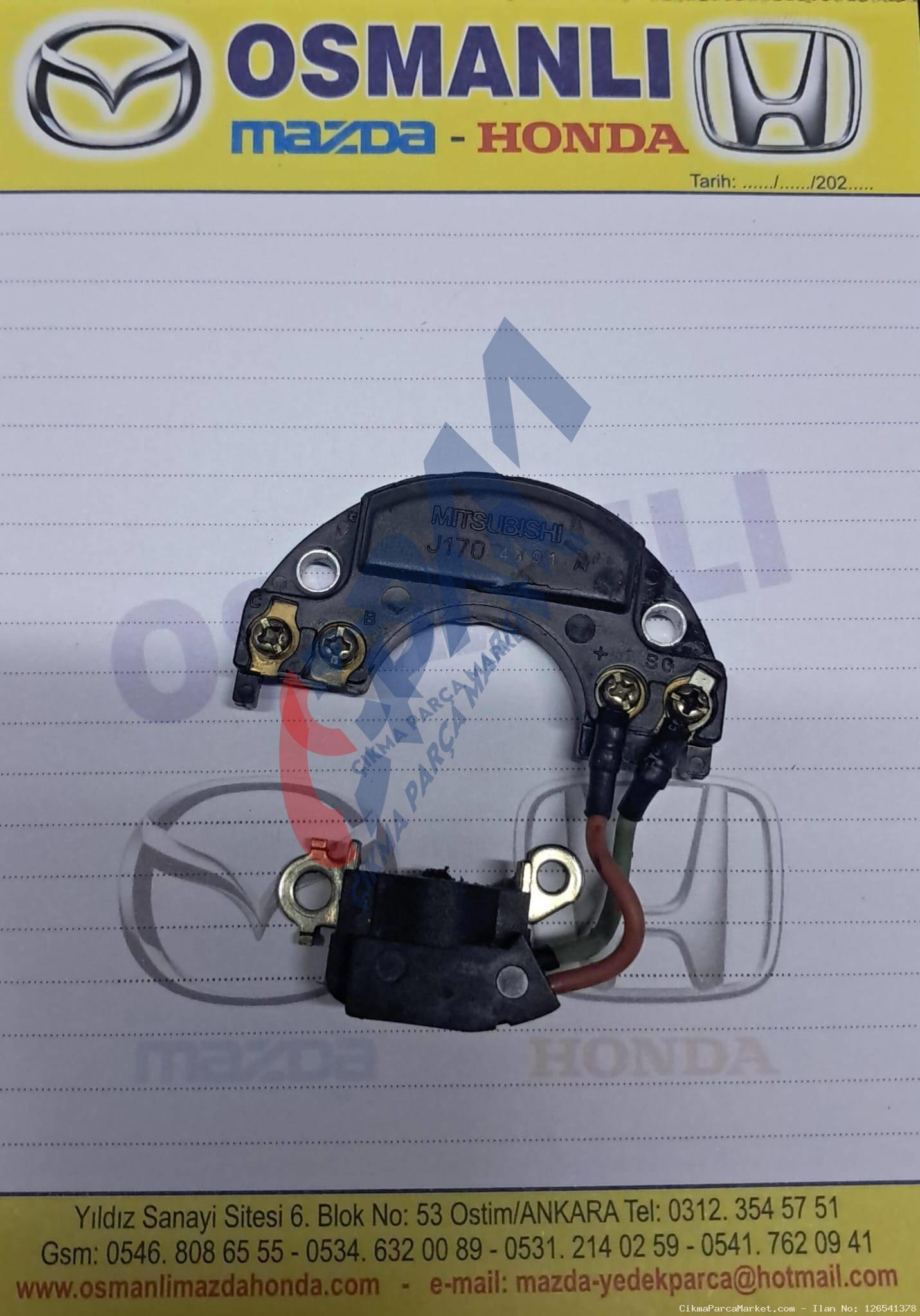 2024 2024 Mazda 323 Distribütör
