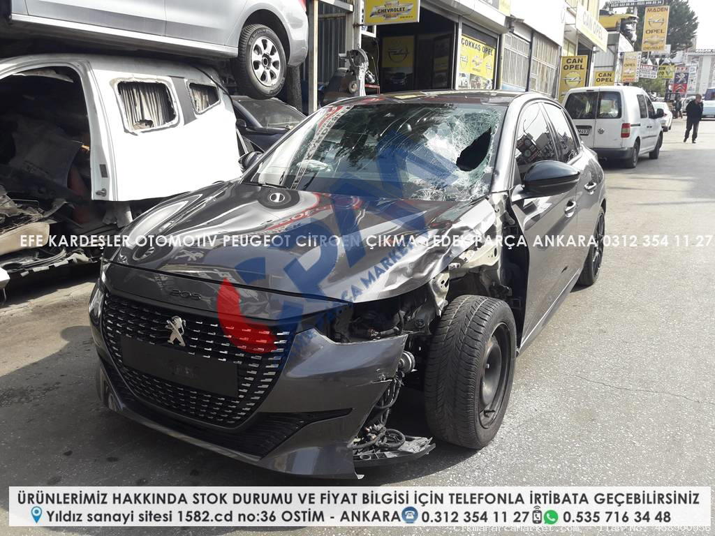 peugeot 208 P21E kasa çıkma orijinal yedek parçaları ostim ankara 0312 354 11 27