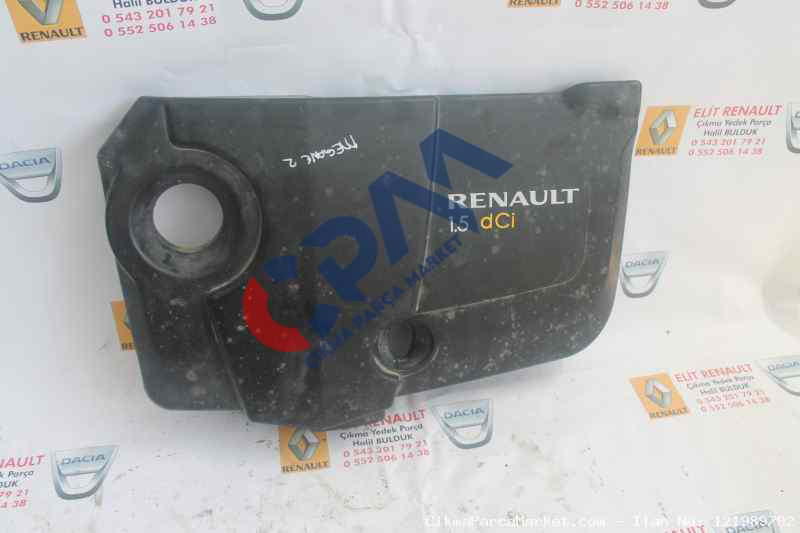 Renault Megane 2 Motor Üst Plastiği Çıkma Orjinal