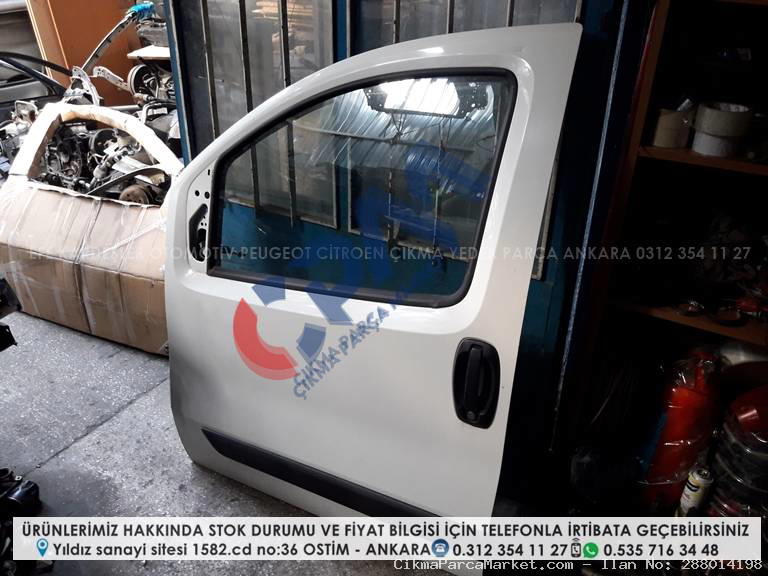 peugeot bipper çıkma orijinal sol ön kapı