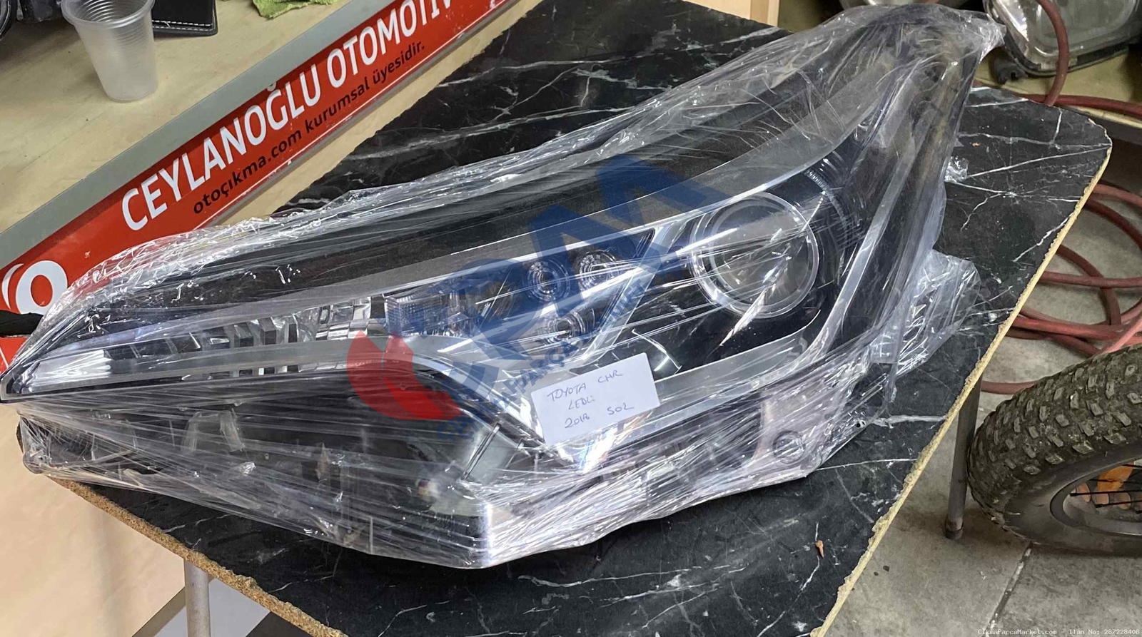 Toyota C HR Ledli Mercekli Sağ Sol Far