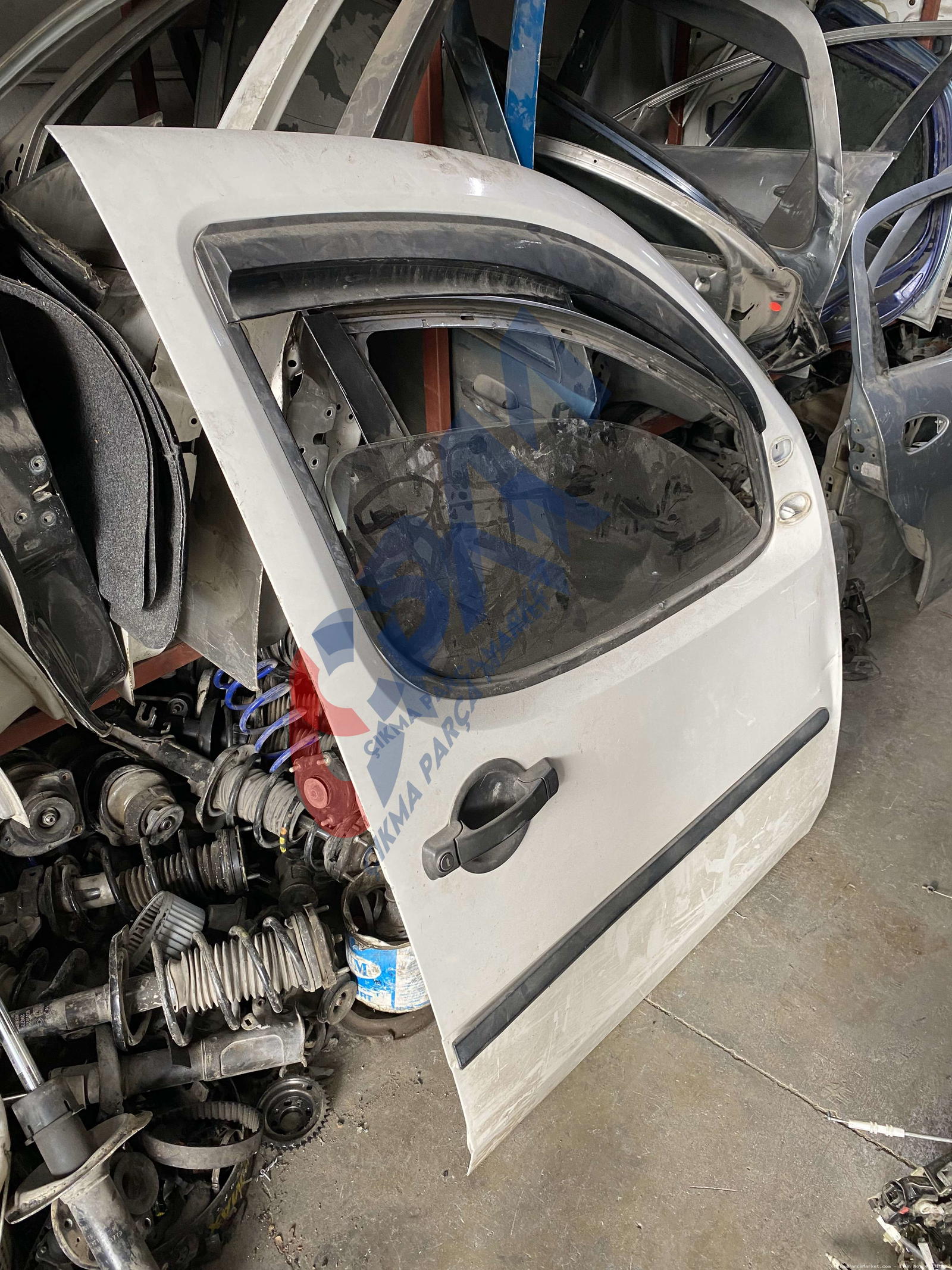 Hatasız dolu 2001 2011 Fiat Doblo Sağ Ön Kapı