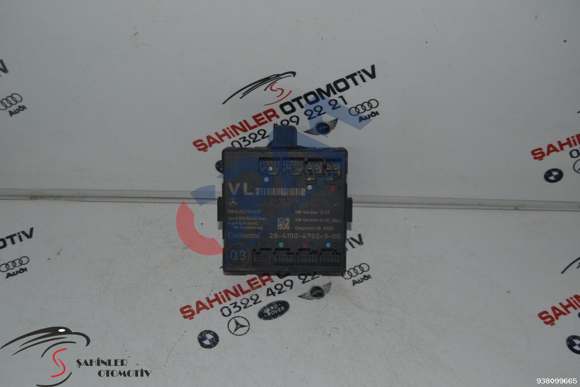 Mercedes E Serisi A212 W212 W218 CLS C220 Sol Ön Kapı Kontrol Modülü a2129004014