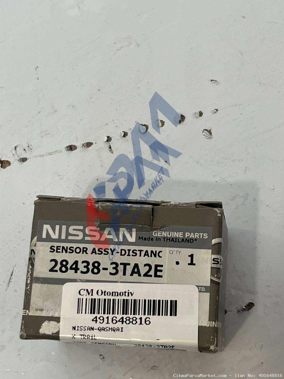 2014 2017 Nissan Qashqai X trail  Orta Park Sensörü 28438 3TA2E