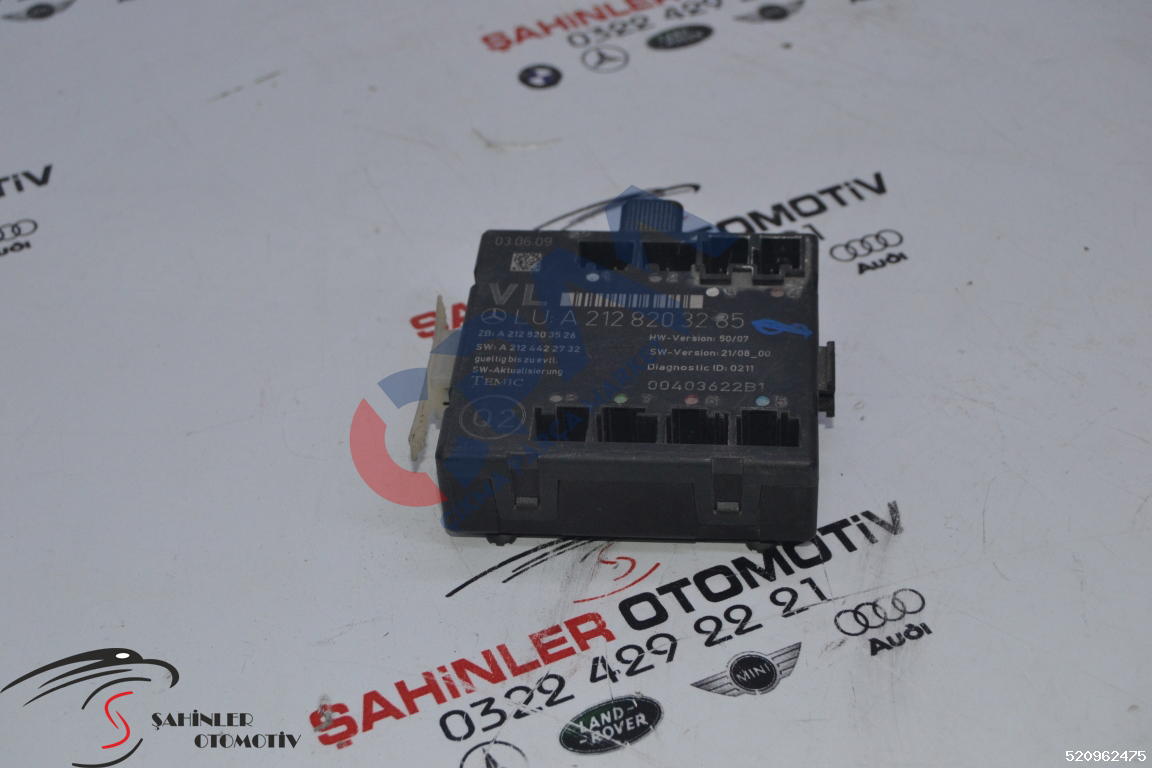 Mercedes E Serisi A212 W212 Sol Ön Kapı Kontrol Modülü A2128203285